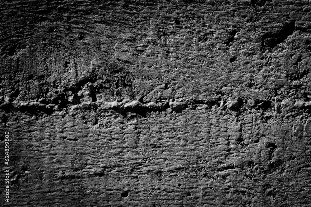 Wall mural black and white stone grunge background wall texture