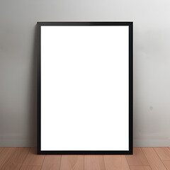 blank frame poster mockup