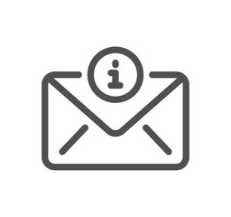 Mail related icon outline and linear vector.