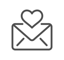 Mail related icon outline and linear vector.