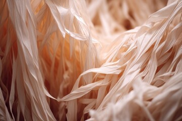 macro shot of paper fibers in a sheet of paper, created with generative ai