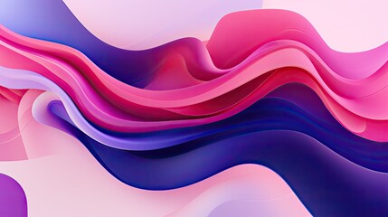 Abstract blue and purple shapes