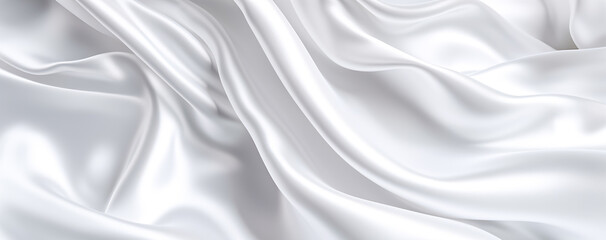 Obraz premium abstract background luxury cloth. Smooth elegant silk can use as wedding background. Generative AI