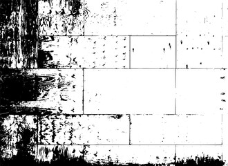 Rustic grunge vector texture with grain and stains. Abstract noise background. Weathered surface. Dirty and damaged. Detailed rough backdrop. Vector graphic illustration with transparent white. EPS10.