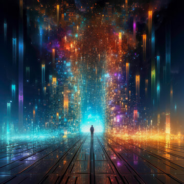 Cosmic Nexus Digital Interface Unveiling the Akashic Records AI Navigator, Fractal Pixel Generative Archive, and Infinite Knowledge