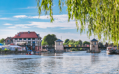 holiday season on the Elblag river 