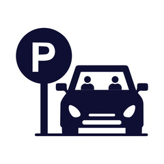 car, parking, parking sign, car parking icon