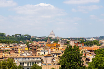 Fototapeta na wymiar Rome, Italy from above