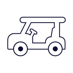 Golf cart, Golf, Buggy car, Game golf cart icon
