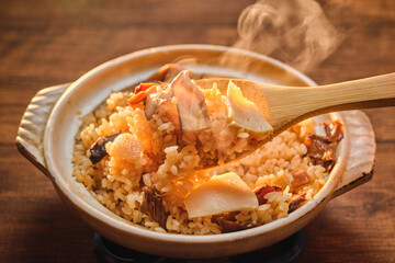 炊き込みご飯 土鍋ご飯 しゃもじあり