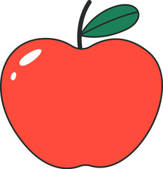 Apple Fruit Cartoon