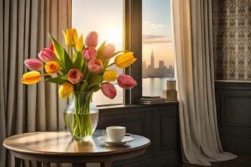 bouquet of tulips