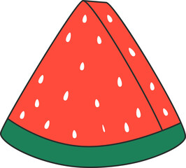 Watermelon Slice Cartoon