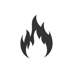 Flammable icon sign vector design