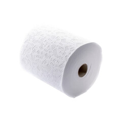 Fototapeta premium a Roll of Toilet Paper a necessity Household-themed, photorealistic illustration in a PNG, cutout, and isolated. Generative AI