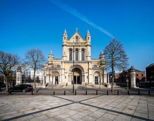 Fototapeta na wymiar St Anne's Cathedral, also known as Belfast Cathedral, is a Church of Ireland cathedral in Donegall Street, Belfast, Northern Ireland.