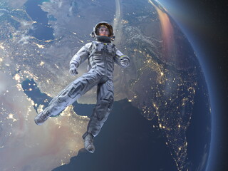 Fototapeta premium 宇宙飛行士