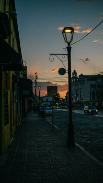 centor historico SLP atardecer