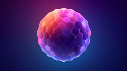 Abstract purple geometric design. 