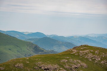 Fototapeta premium mountain landscape with clouds