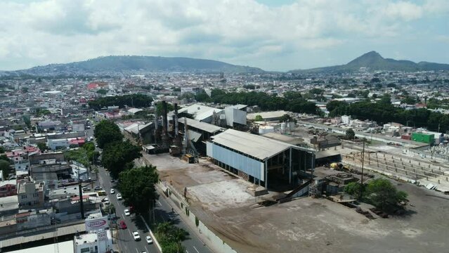 Sugar Factory in the City of Tepic, Nayarit. Mexico