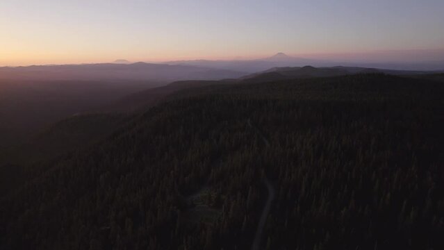 Hazy Mountains on the Horizon
