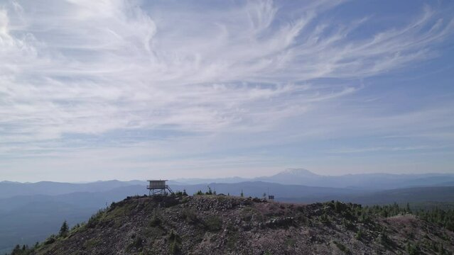 Firewatch Tower on a Mountain
