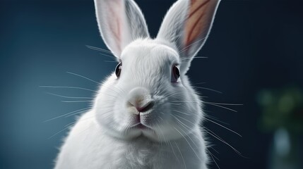 Adorable cute bunny. Created with Generative AI.