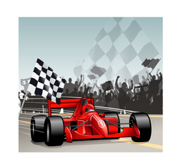 racing finish