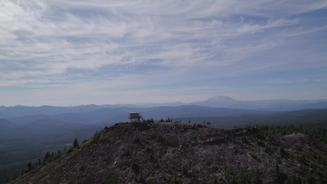 Firewatch Tower on a Mountain