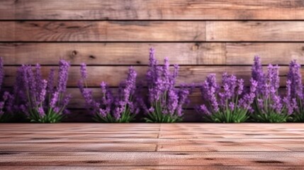 Lavender Wood Background: Photo Realistic Planks In Soft And Dreamy Atmosphere