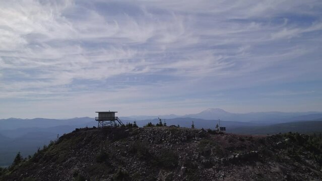 Firewatch Tower on a Mountain