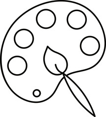 Obraz premium Doodle cute illustration. Kawaii characters for childrens coloring book