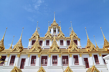 BANGKOK, THAILAND - July 20, 2023 : Wat Ratchanatdaram Temple 