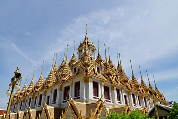 Fototapeta premium BANGKOK, THAILAND - July 20, 2023 : Wat Ratchanatdaram Temple 