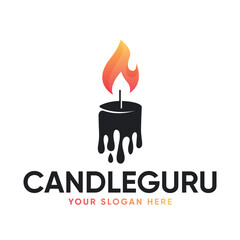 Candle Logo Design