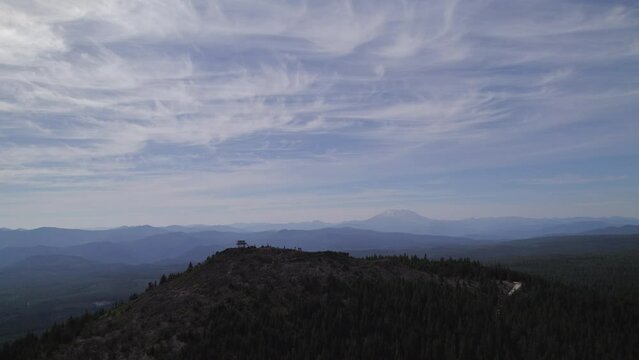 Firewatch Tower on a Mountain
