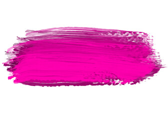 Pink oil brush stroke