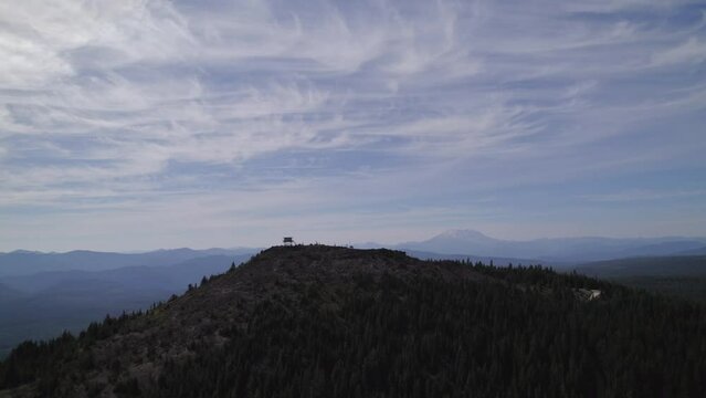 Firewatch Tower on a Mountain