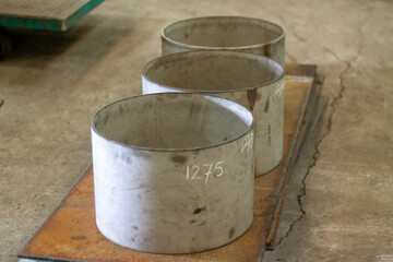 Fototapeta premium round pipe steel