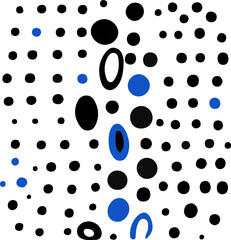 Pattern with dots. Vector background
