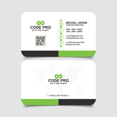 Modern business card design.