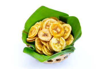 Banana stuffed with tamarind. Fruit snack