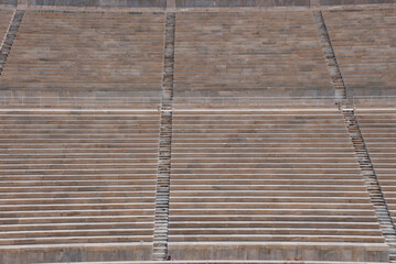 Athens, Greece / April 2025: The Panathenaic stadium, Kallimarmaro