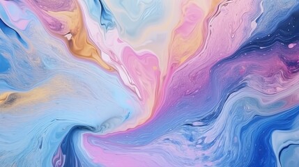 Naklejka premium Colorful pastel swirl of blue and pink marble. abstract background