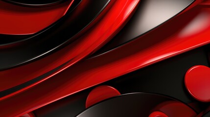 Red and black abstract background. Vintage design. Generative AI