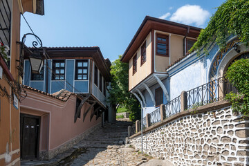 The old town of city of Plovdiv, Bulgaria