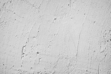 Old light white Concrete wall In black and white color, cement wall, broken wall, background texture