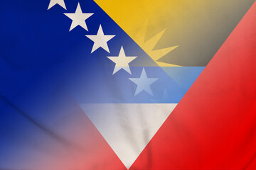 Bosnia and Herzegovina and Antigua and Barbuda government flag international contract ATG BIH