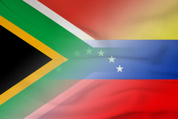 South Africa and Venezuela government flag international negotiation VEN ZAF